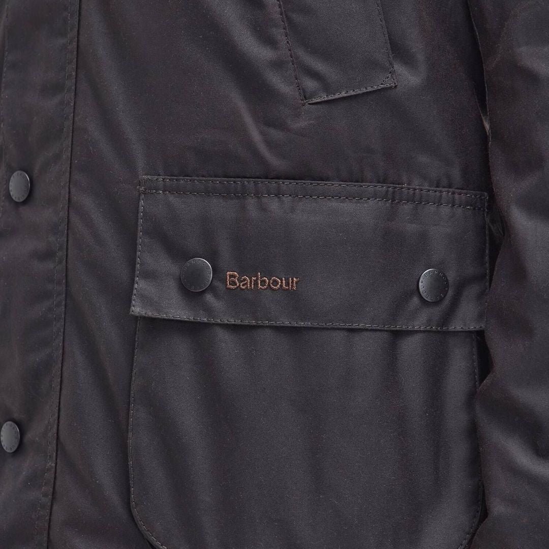 Barbour Ashby Wax Jacket Rustic - Image 4