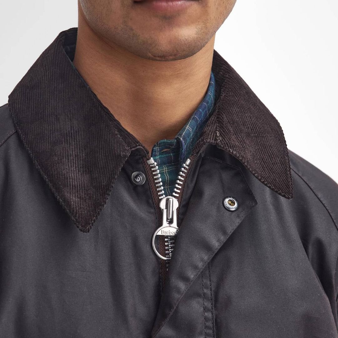 Barbour Ashby Wax Jacket Rustic - Image 5