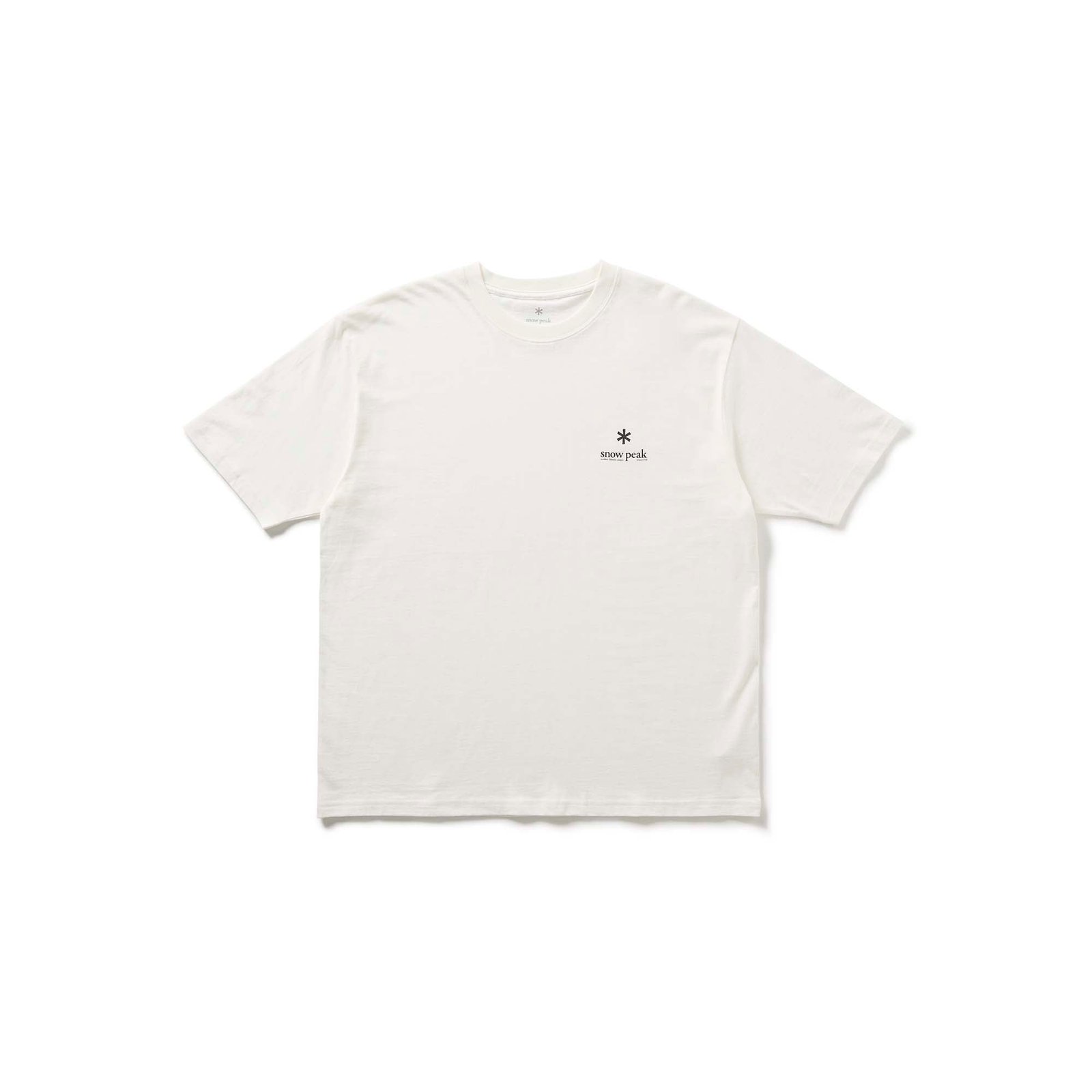 Snow Peak Soft Cotton Relaxed Logo T-Shirt Off White