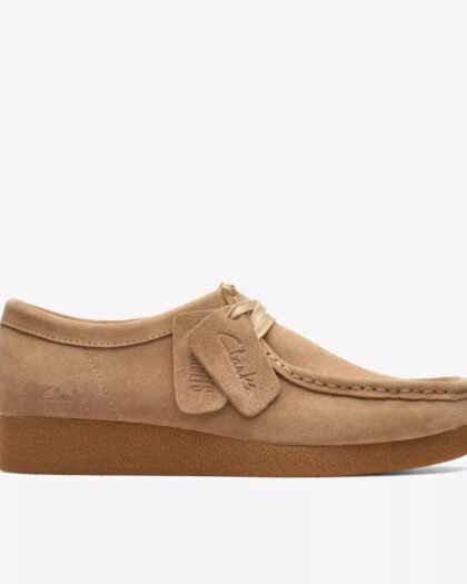 Clarks Wallabee Evo Women's Dark Sand Suede
