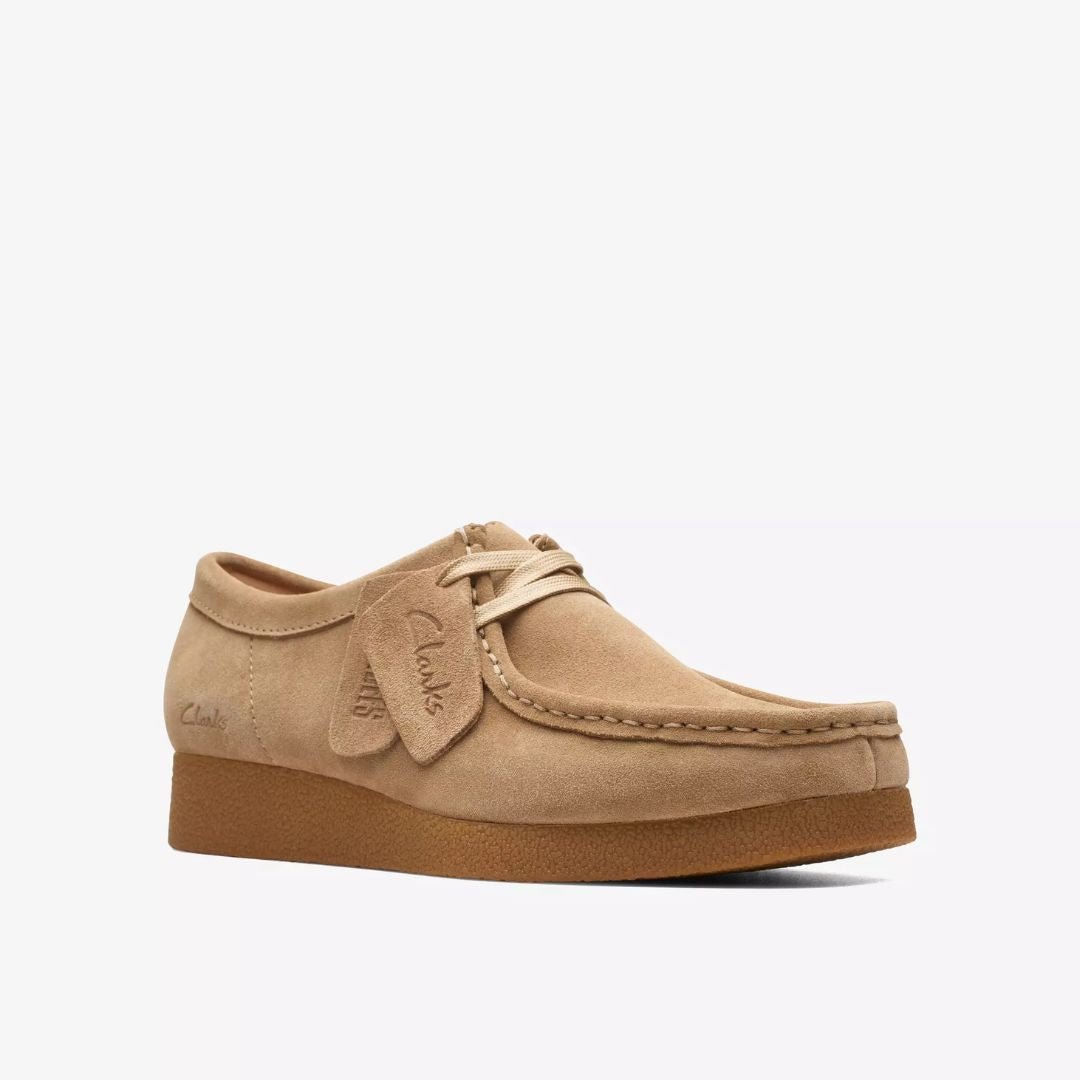 Clarks Wallabee Evo Women's Dark Sand Suede - Image 3