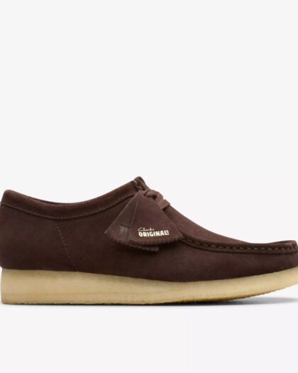 Clarks Wallabee Men's Dark Brown Suede