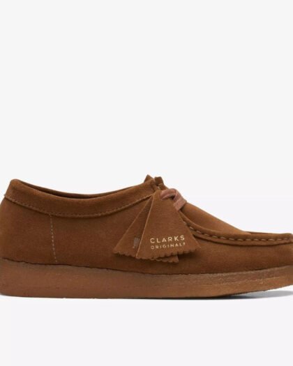 Clarks Wallabee Women's Cola Suede