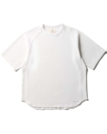 Snow Peak Dry Waffle T-Shirt Off White