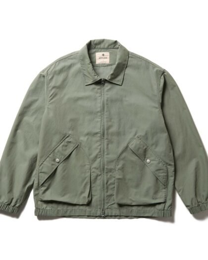 Snow Peak Light Dobby Cloth Harrington Jacket Foliage