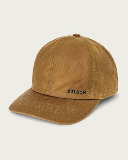 Filson Insulated Tin Cloth Cap Dark Tan