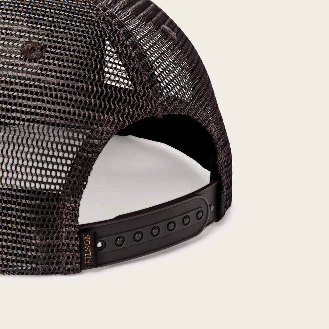 Filson Diamond Graphic Trucker Mesh Cap Brown - Image 3