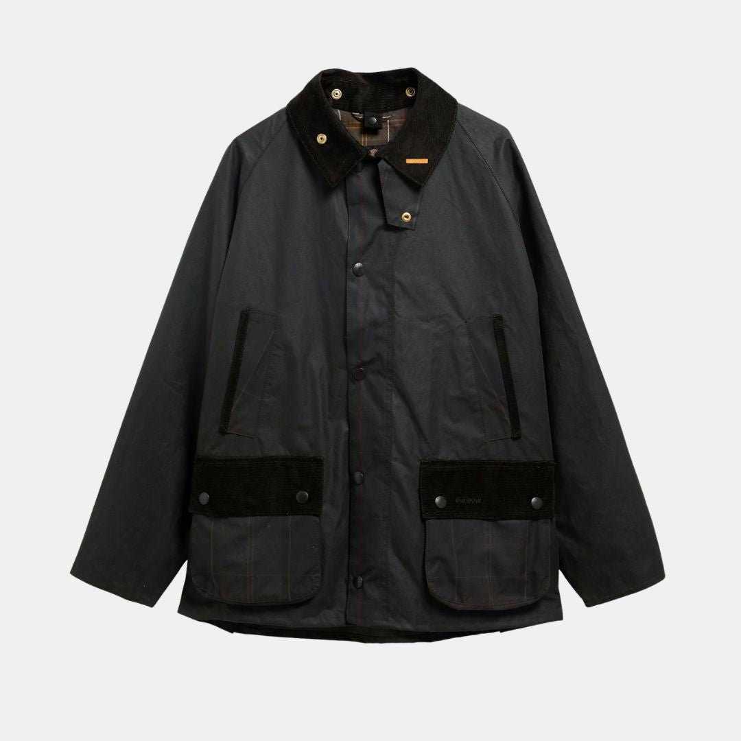 Barbour Icons Patch Bedale Wax Sage
