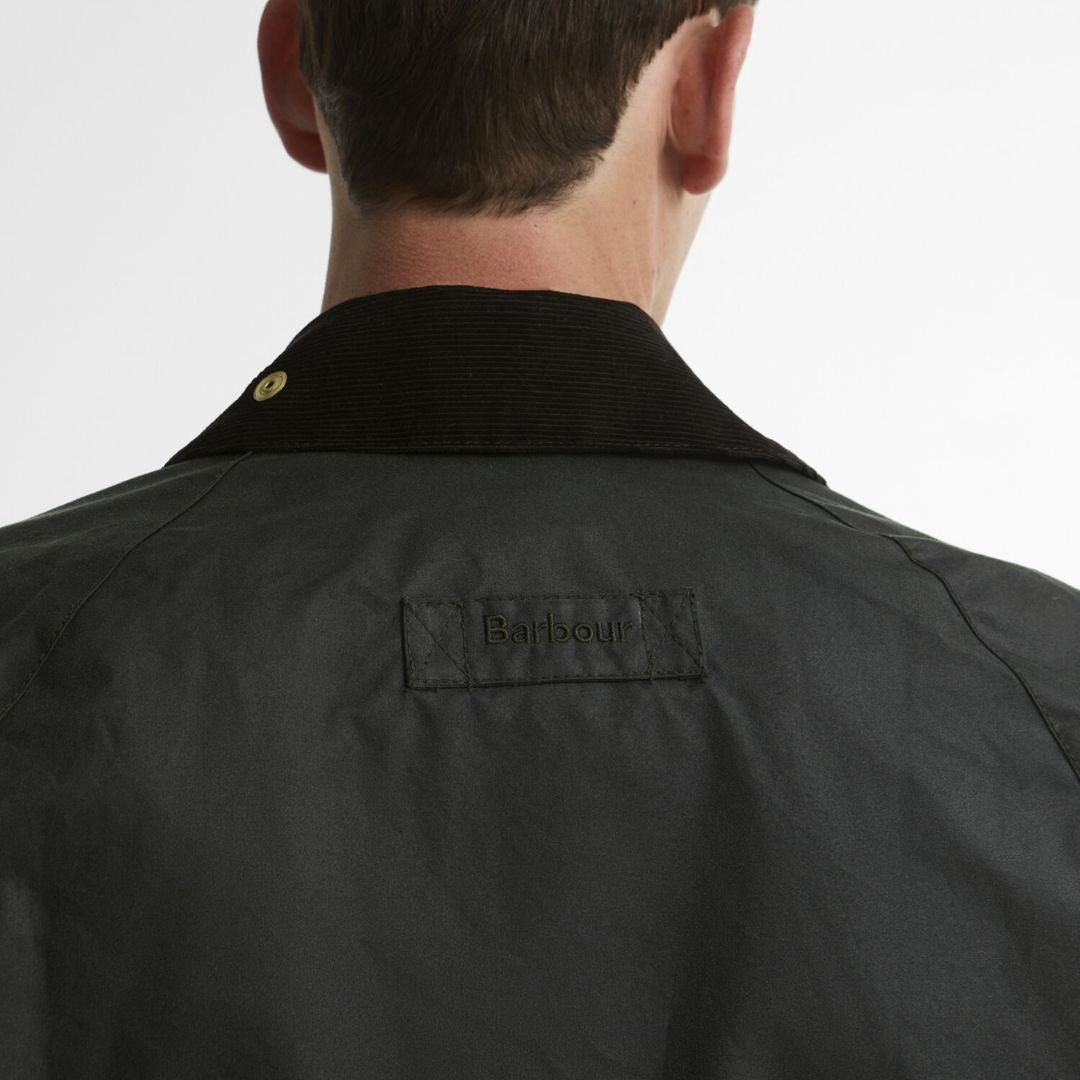 Barbour Icons Patch Bedale Wax Sage - Image 6