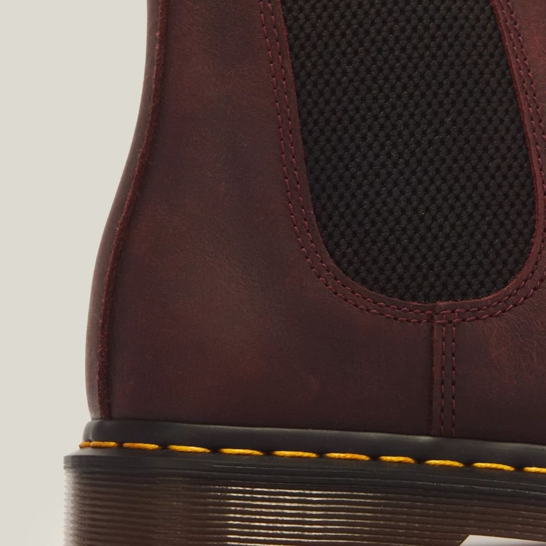Dr. Martens 2976 Ys Cherry Red Crazy Horse - Image 5