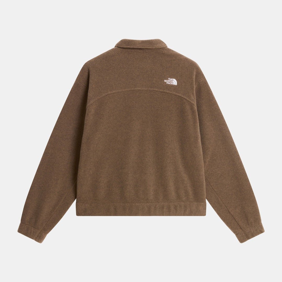 The North Face W Fleece Collared Jkt Garnet Blac - Image 2