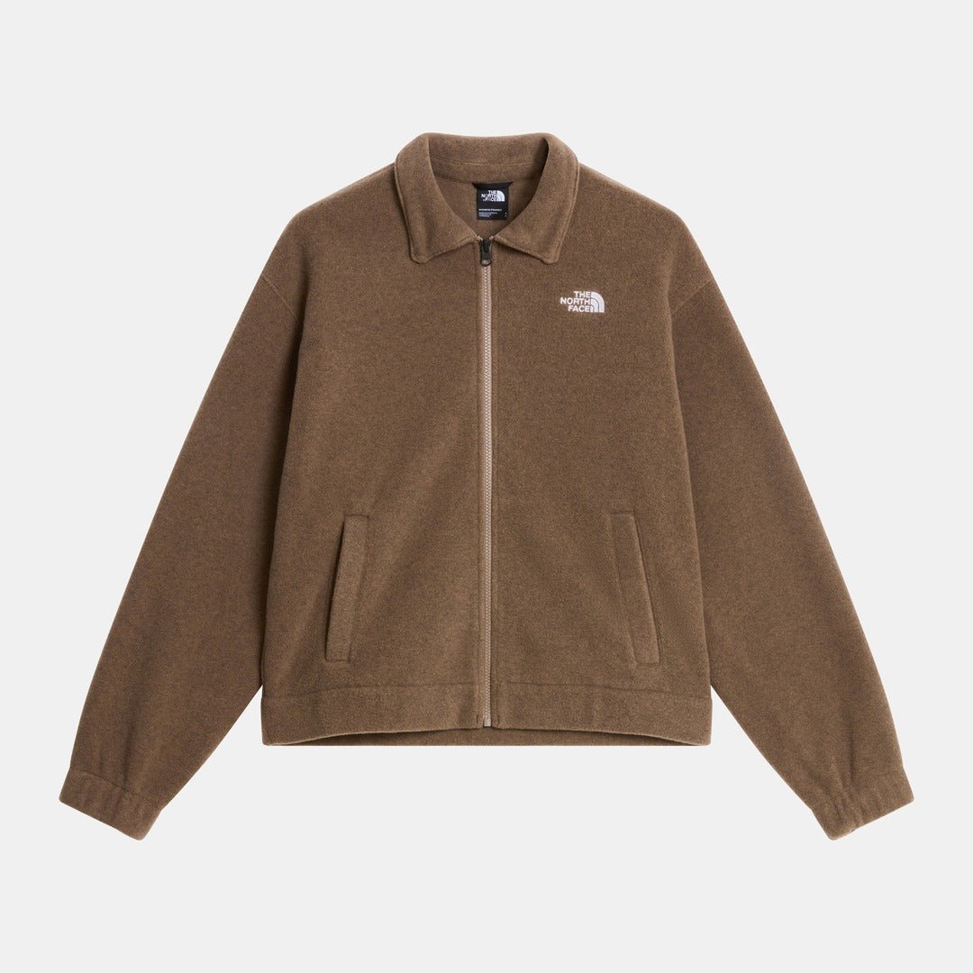 The North Face W Fleece Collared Jkt Garnet Blac