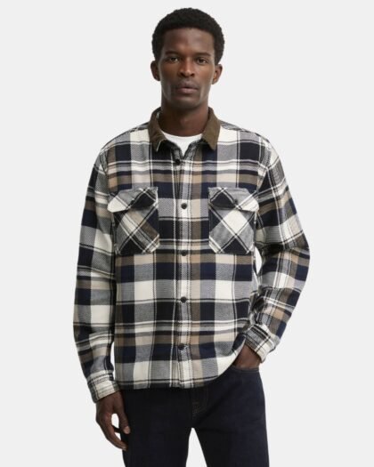 Barbour Grasmoor Relaxed Checked Navy
